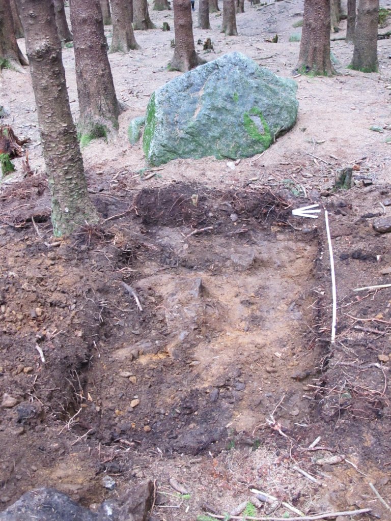 6 - Místo nálezu po ukončení průzkumu