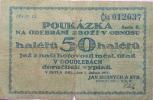 Doudleby - 50 haléřů 1.4.1915
