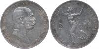 5 Koruna 1908 b.zn. - jubilejní