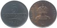 5 Centesimi 1849 M