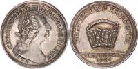 Žeton na volbu za římského císaře 24.1. 1742 ve Frankfurtu n.M.