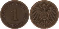 1 Pfennig 1892 J            "R"    KM 10