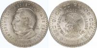 5 Pesos 1957 Mo - Hidalgo         KM 469    Ag 720  18 g