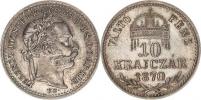 10 kr. 1870 KB      "R"