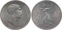 5 Koruna 1908 b.zn. - jubilejní
