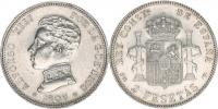 2 Pesetas 1905 SM-V          KM 725
