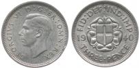 3 Pence 1940