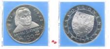 100 Kčs 1972 - Sládkovič (zkušební ražba)