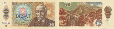 10 Kčs 1986     sér. J 09          Baj. 103