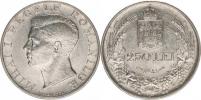 250 Lei 1941 -  na hraně: NIHIL SINE DEO         KM 59