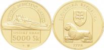 5000 Koruna 1998 - Spišský hrad - světové dědictví