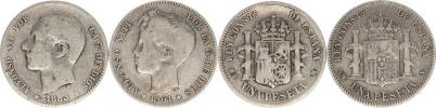 1 Peseta 1883 MS-M