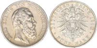 5 Mark 1888 F "R" Y.216