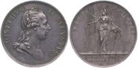 Nesign. - medaile na cestu do Belgie 1781