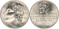 50 Kčs 1968 - 50. výročí republiky
