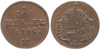 Cu Haléř 1785 H