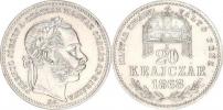 20 kr. 1868 KB - MAGYAR KIRÁLYI      "R"