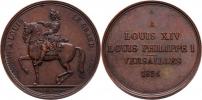 Ludvík Filip - na odhalení pomníku Ludvíka XIV. 1836
