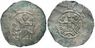 Soběslav I. (1125-40). Denár. Cach-571. nedor. opis, n. zelená pat.