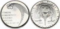 100 Lira 1973 - 50. výročí republiky        KM 903   Ag 900  22 g