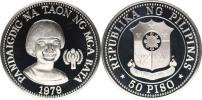 50 Piso 1979 - Rok dítěte              KM 229    Ag 925   27