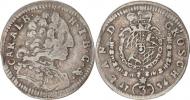 3 kr. (groschen) 1736 - I. typ KM 426