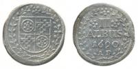 II Albus 1690 AD        KM 184       "R"