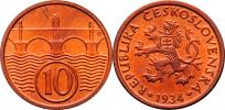 10 Haléř 1934 (CuZn)