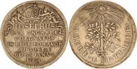 Větší korunovační žeton na římského krále 26.1.1690 v Augsburku Ag 26 mm Novák X/B/32/b 3