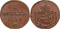 Cu Haléř 1784 H