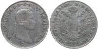20 Krejcar 1832 C_dr.just. v av.