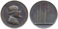 F.Broggi - medaile k 500.výr.zahájení stavby katedrály 1386 - 1886