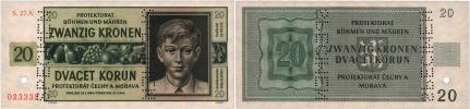 20 Koruna 1944 - série 27A