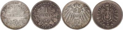 1 Mark 1875 F