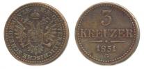3 Krejcar 1851 G