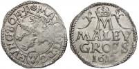 Malý groš 1612 K. Hora - Šultys. HN-2/opis 2 var. (DG bez teček). n. nedor.