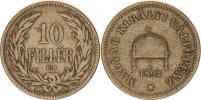 10 Fillér 1892 KB "R"