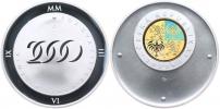 2000 Koruna 2000 - na milenium (matná)