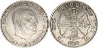 100 Pesetas 1966(67)            KM 797     Ag 800   19