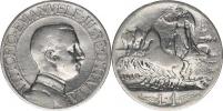 1 Lira 1910 R          KM 45        Ag 835  5 g