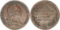 Velký žeton 1794 na holdování v Belgii - Bruselu