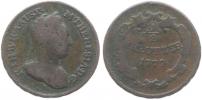 Cu 1/2 Krejcar 1779 b.zn.
