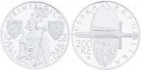 200 Kč 2006 - 700 let vymření Přemyslovců