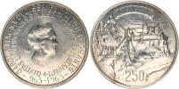250 Francs 1963 - Millenium města Lucemburk      KM 53