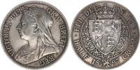 1/2 Crown 1897               KM 782_tém.