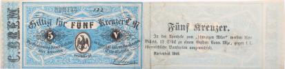 Mariánské Lázně (Marienbad) - 5 Kr. C.M. 1849