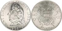 2 Schilling 1936 - princ Savojský        KM 2858
