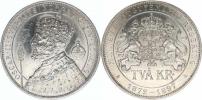 2 Kronor 1897 EB - Silver jubilee       KM 762    Ag 800  15 g