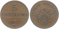 5 Centesimi 1852 V