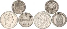 1/4 Zlatník 1858 A (stopa na hr.); +10 kr. 1872 b.zn.; +6 kr. 184